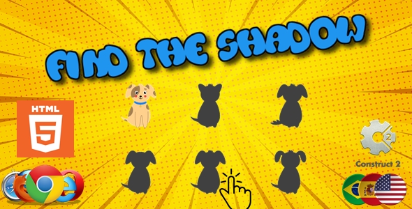 Find the Shadow – HTML5 – Casual Game Nulled