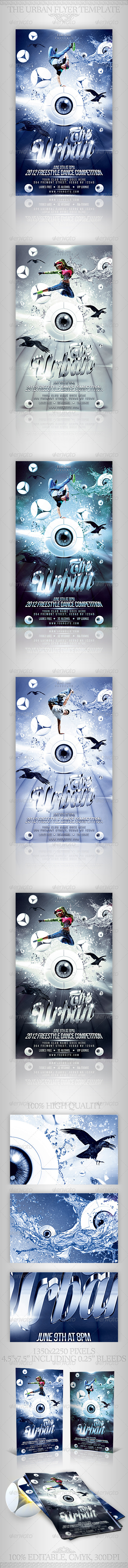 The Urban Dance Competition Party Flyer - Clubs & Parties Events