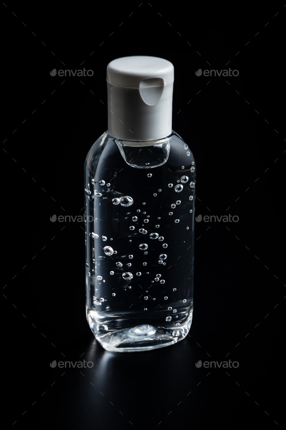 Antibacterial cleaning gel. Coronavirus prevention. Hand sanitizer gel