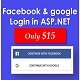 Facebook and Google login in asp net