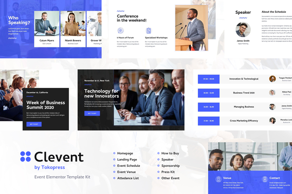 Clevent Event - ThemeForest 26126710