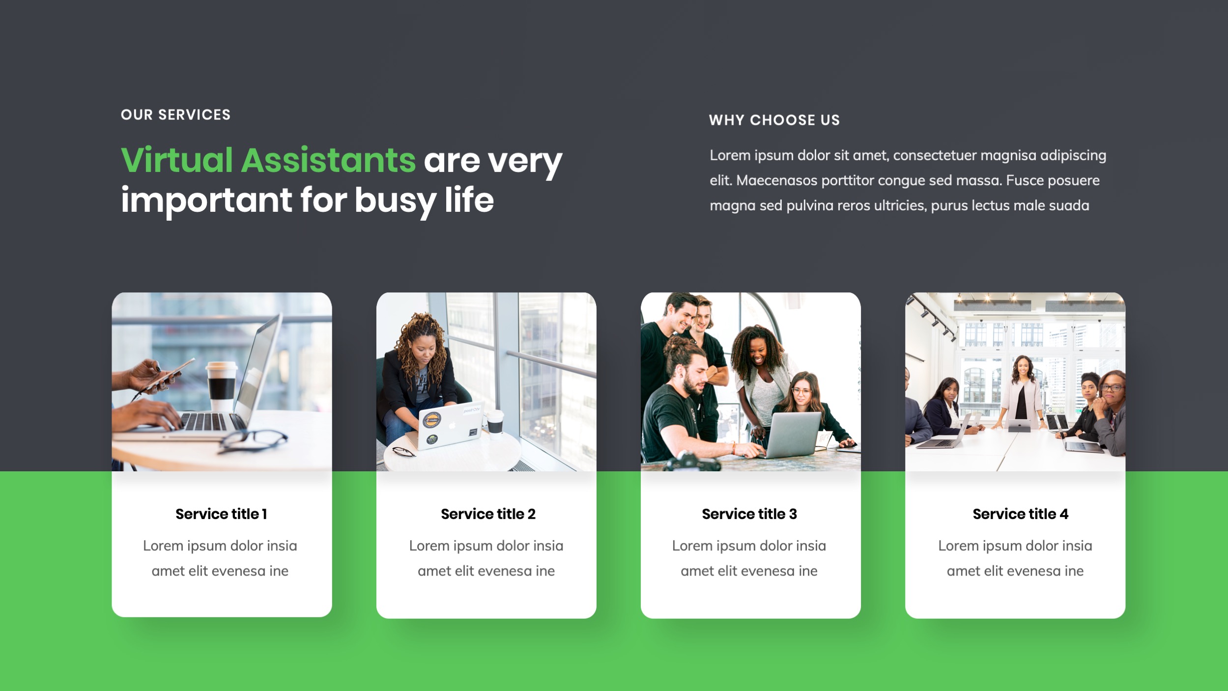 Virtual Assistant Slides Template Presentation, Presentation Templates
