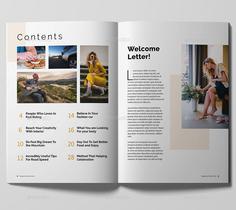 Magazine Template, Print Templates | GraphicRiver