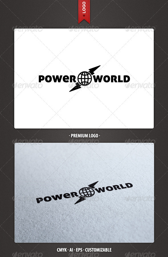 Power World Logo Template - Abstract Logo Templates