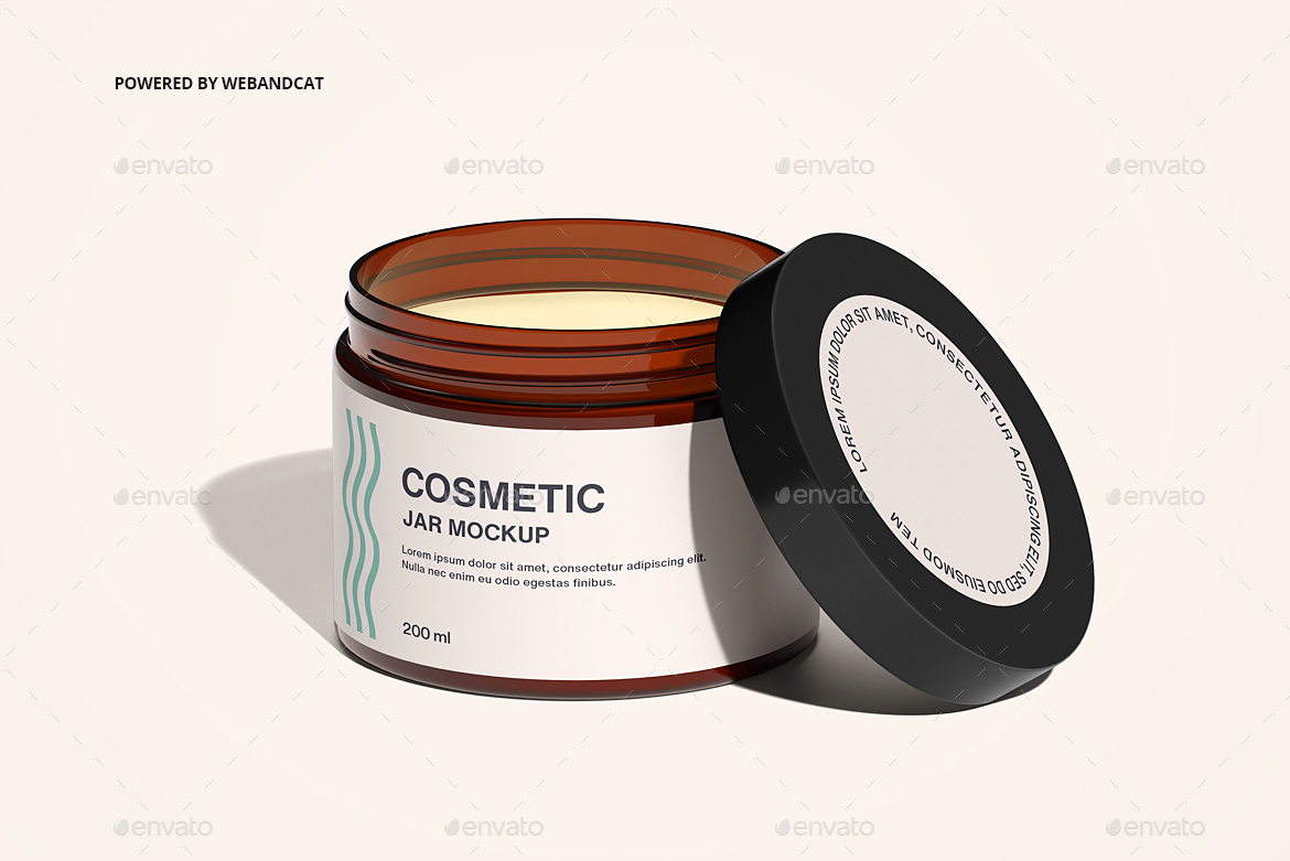 Download Cosmetic Jar Mockup Set 2 By Webandcat Graphicriver PSD Mockup Templates