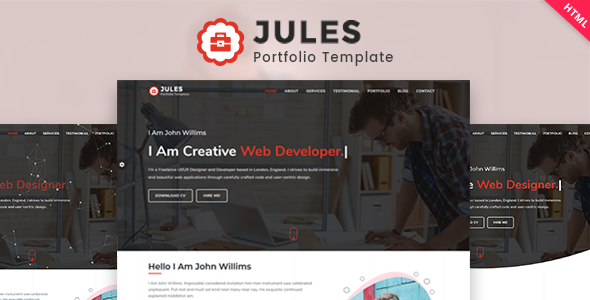 Jules - Personal - ThemeForest 26677179