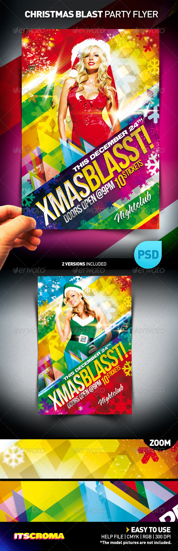 Xmas Blasst Party Flyer - Clubs & Parties Events