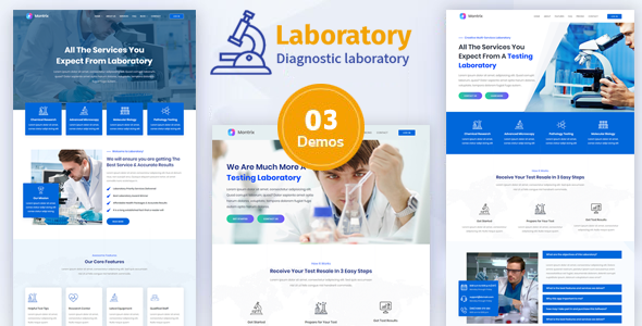 Awesome Deltic - Laboratory & Science Research Template