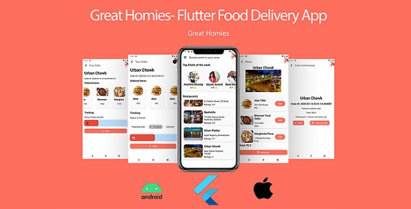 Food App: Flutter Food App UI + Database