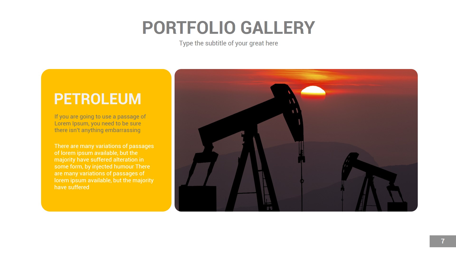 Petroleum Powerpoint Presentation Template, Presentation Templates