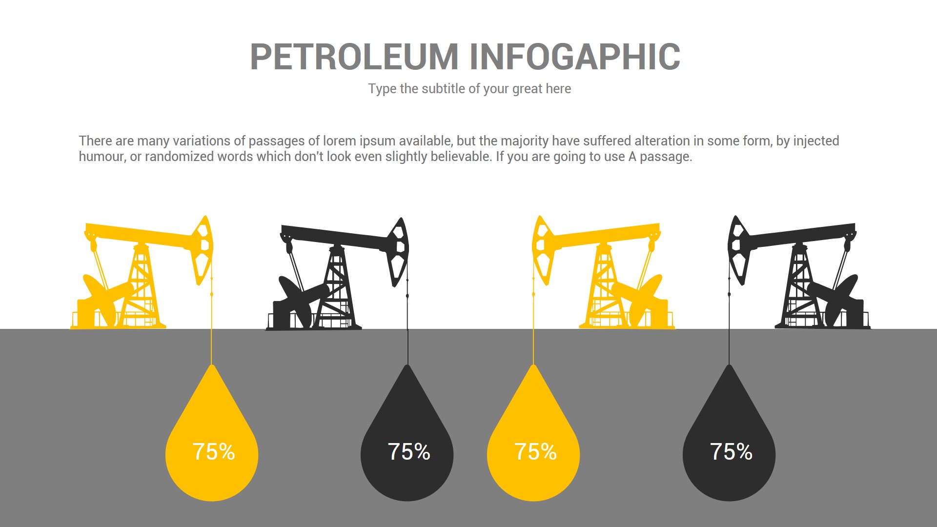 Petroleum Google Slides Presentation Template, Presentation Templates