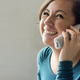 Cheerful woman talking on the phone - PhotoDune Item for Sale