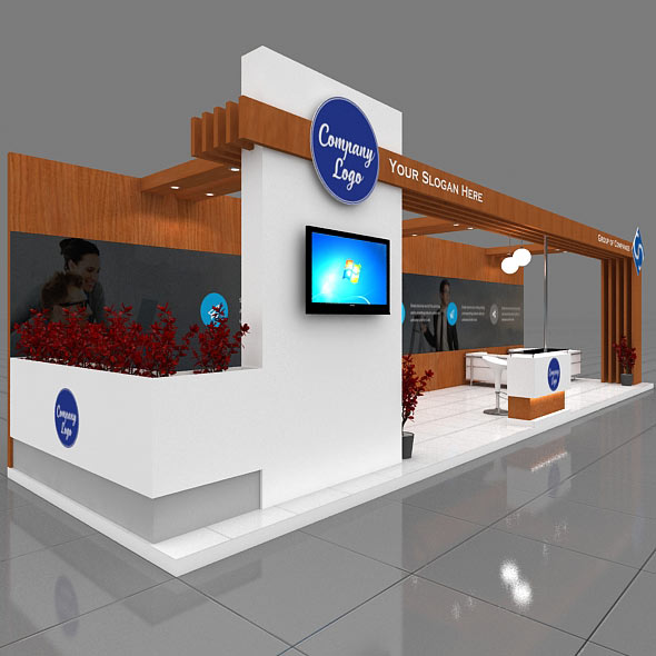 Exhibition Stand 3D - 3Docean 26719957