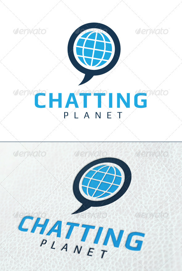 Chatting Planet - Symbols Logo Templates