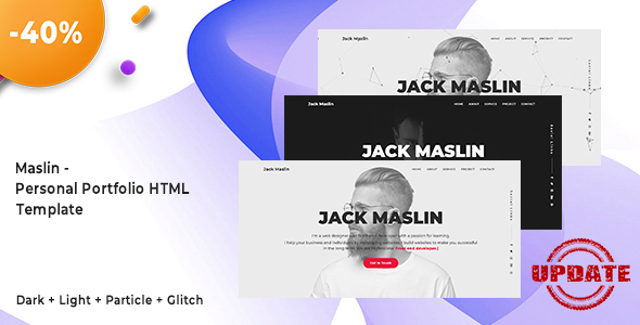 Maslin - Personal - ThemeForest 26521109