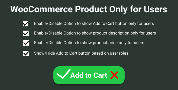 WooCommerce Product Only for Users