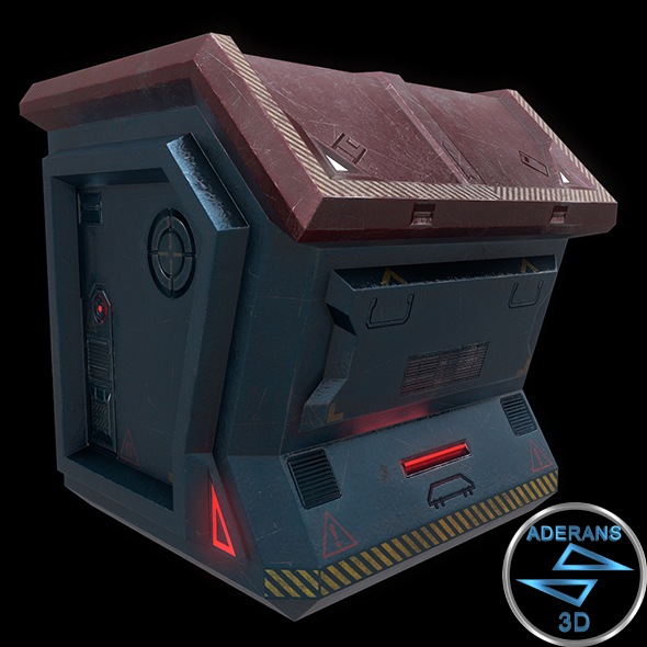 Sci-fi Crate (Container - 3Docean 26607924