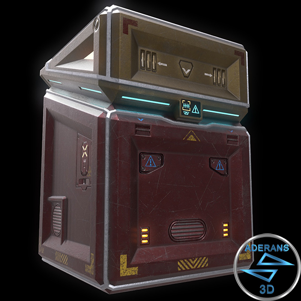 Sci-fi Crate (Container - 3Docean 26607938