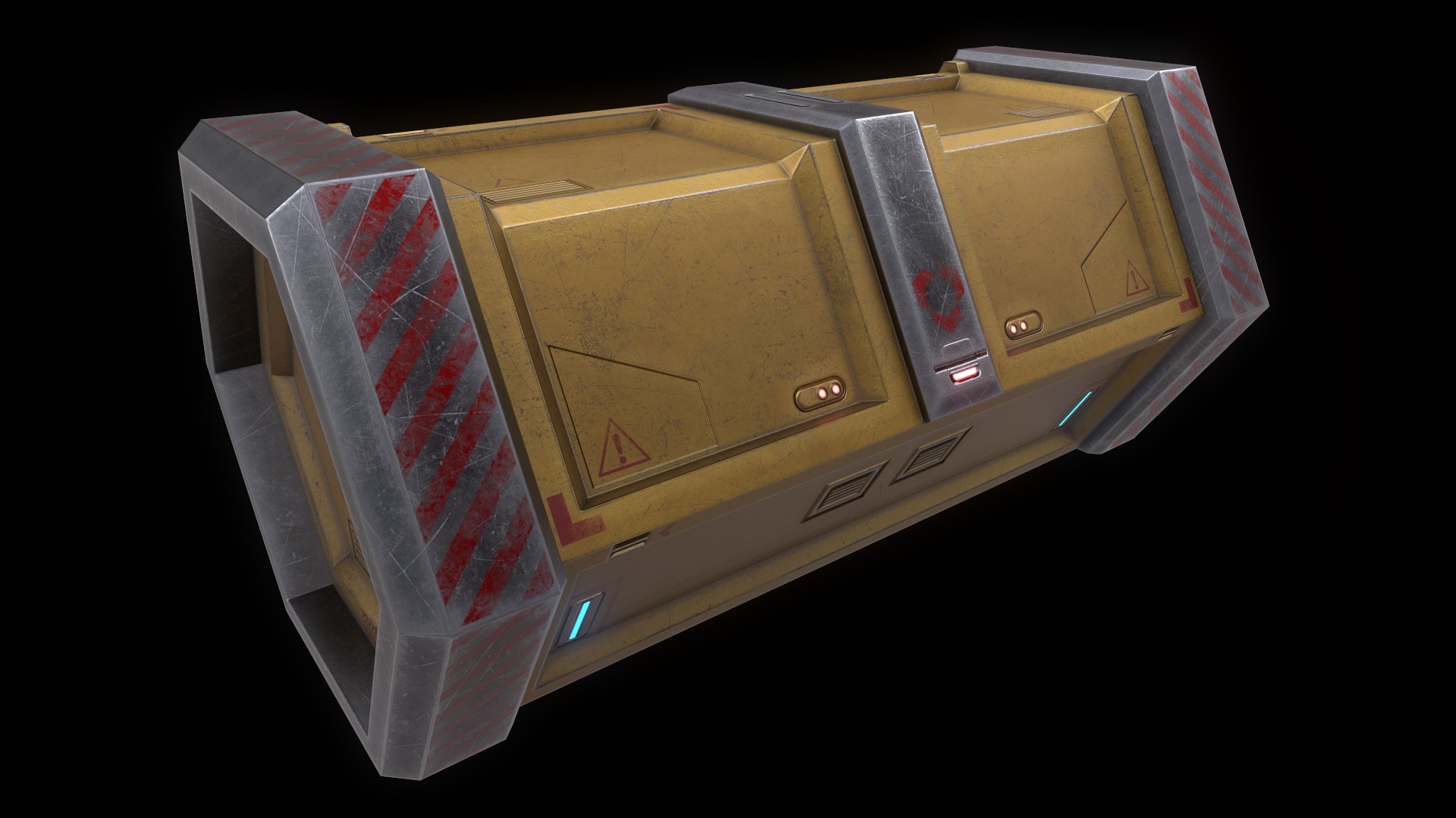 sci fi door polycount