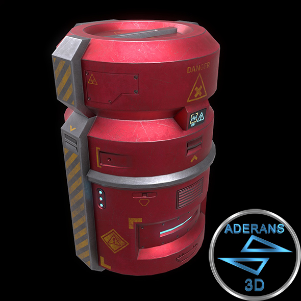 Sci-fi Crate (Container - 3Docean 26607951