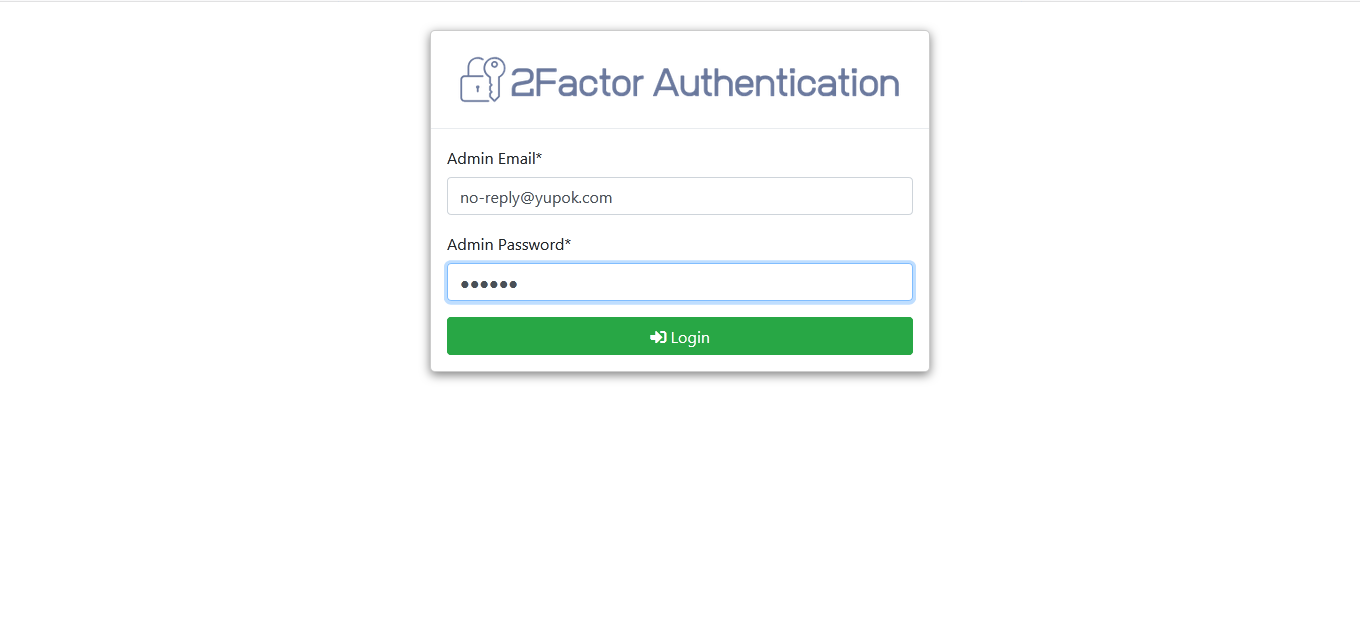 Twofactor Email Registration and Login with OTP by