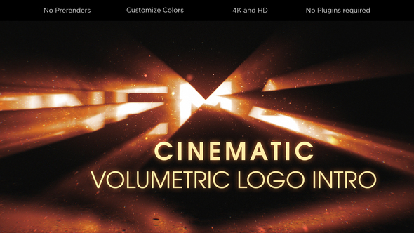 Cinematic Volumetric Logo Intro