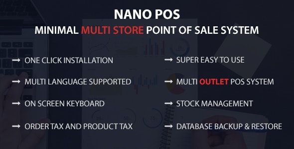 Nano POS - Minimal Multi Store Point Of Sale System