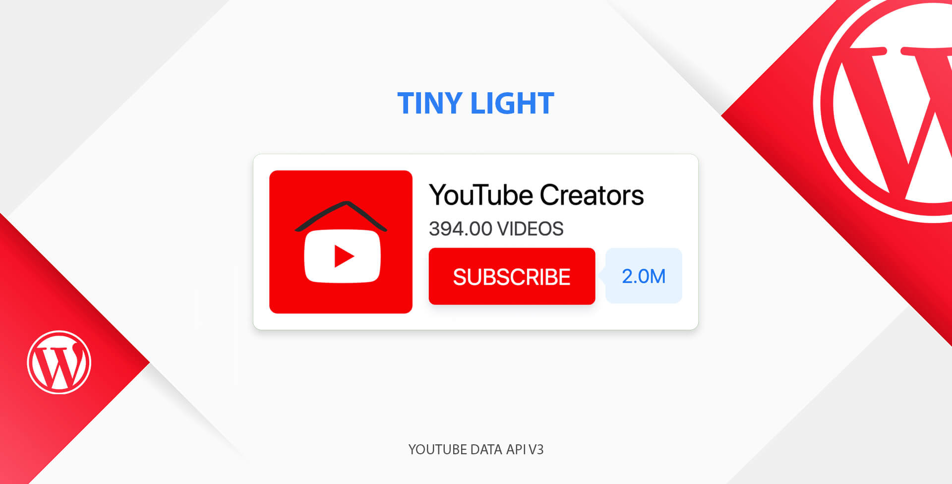 YouTube Subscribe Card for WordPress - 1
