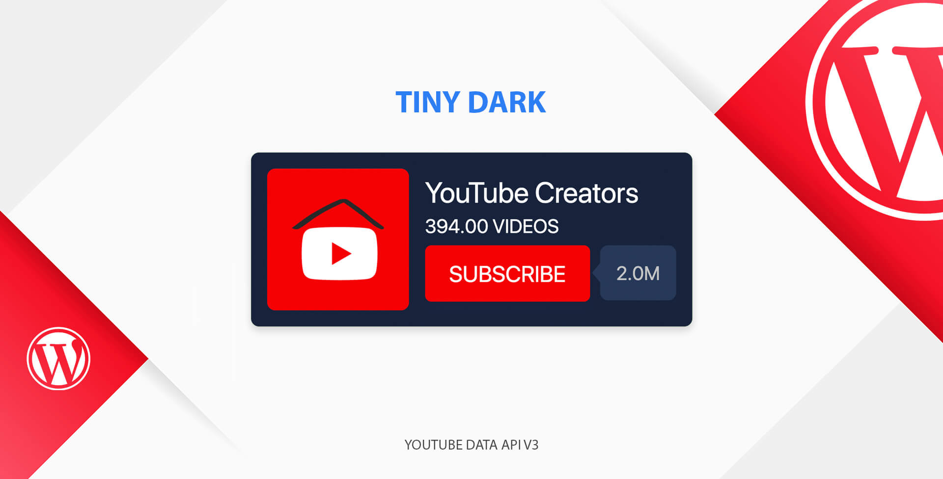 YouTube Subscribe Card for WordPress - 2
