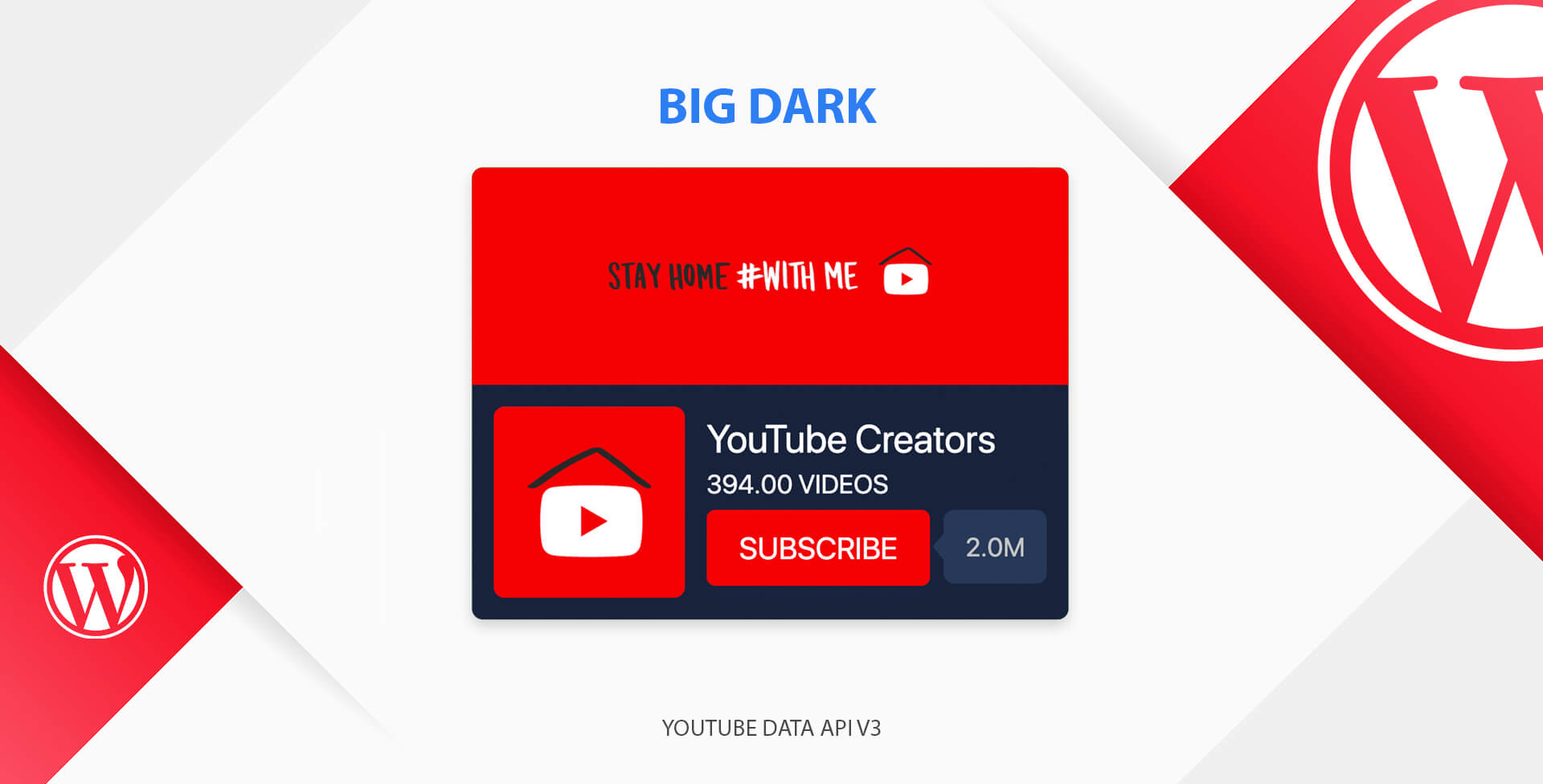 YouTube Subscribe Card for WordPress - 4