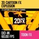 2D Cartoon FX (Explosion Set 4) - VideoHive Item for Sale