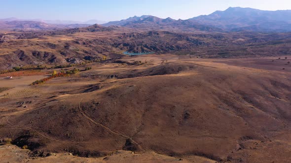Spectacular Aerial View of Amazing Mountain Slopes on a Summer Day alt
