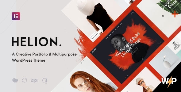 Helion | Personal Creative Portfolio WordPress Theme + Store