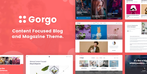 Gorgo – Multi-Purpose Gutenberg Blog & Magazine Theme