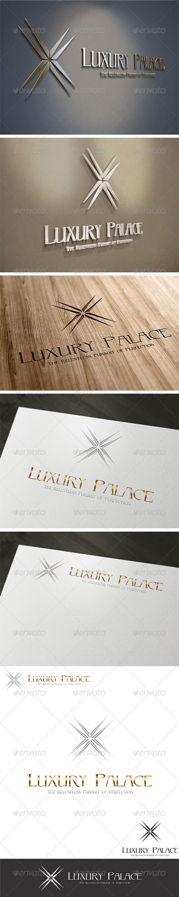 3D Luxury Hotels Logo Template - 3d Abstract