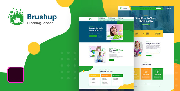 Brushup - Cleaning - ThemeForest 26772954