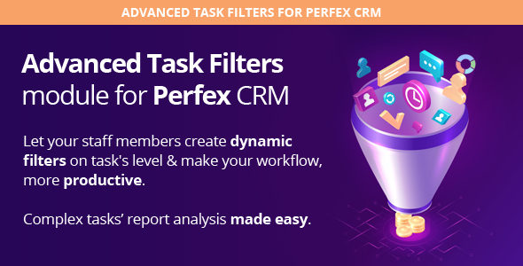 Advanced Task Filters module for Perfex CRM