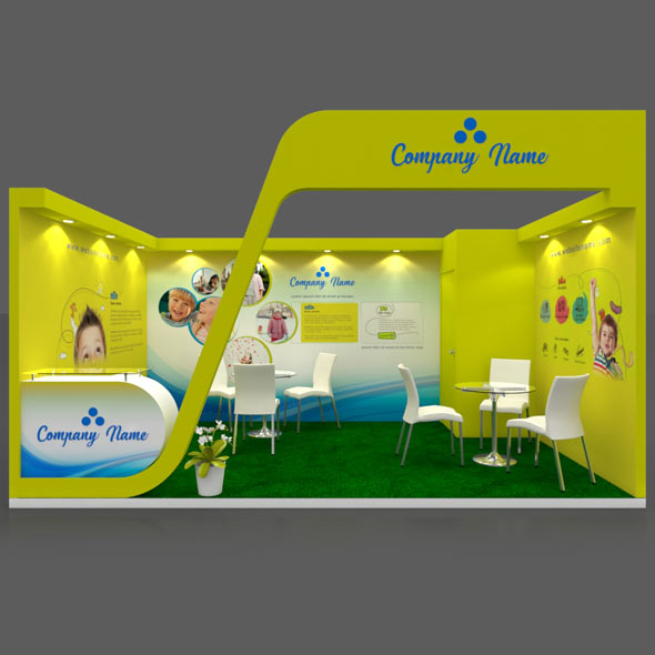 Exhibition Stall 3D - 3Docean 26774139