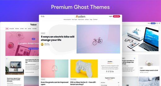 Premium Ghost Themes | Biron Themes