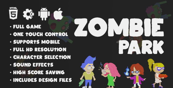Zombie Park - HTML5 Survival Game Construct 2