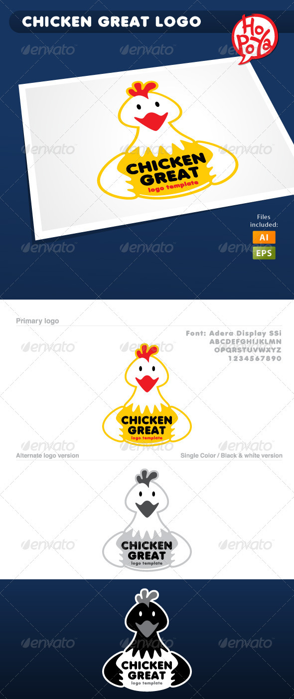 Chiki Foods Logo - Animals Logo Templates
