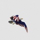 American Eagle - USA Flag - Flying Transition - V - 318