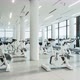 Modern Gym Interior With Equipment in White Color - VideoHive Item for Sale