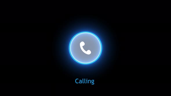 Technology phone calling animation. Incoming call, phone calling. Vd 1838