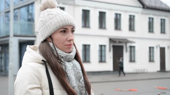 Sad Girl City Portrait alt