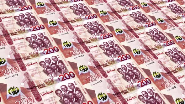 Ghana Money / 200 Ghanaian  Cedi 4K alt