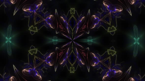 Colorful Particles  Kaleido Background  alt