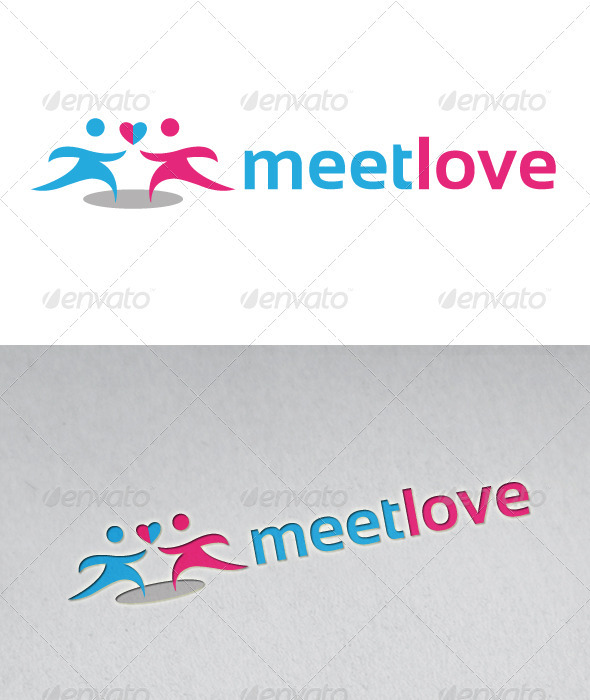 Meeting Love Logo - Humans Logo Templates