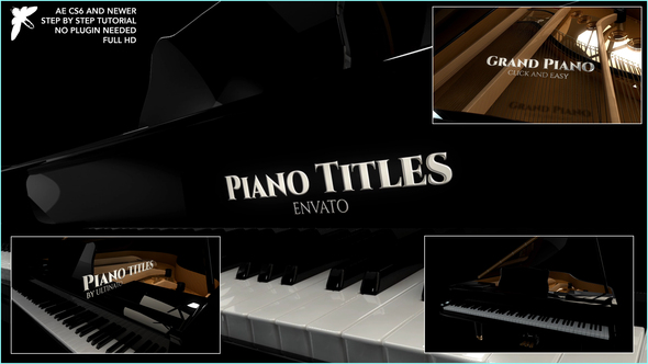 Piano Titles - VideoHive 26780122