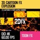 2D Cartoon FX (Explosion Set 6) - VideoHive Item for Sale